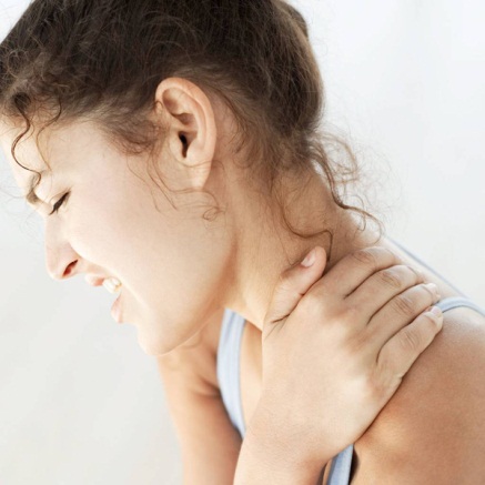 muscle ache left side of neck
